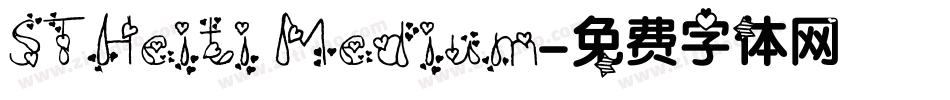 STHeiti Medium字体转换